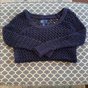 Open Stitch Sweater with Tank